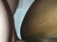 Cheating with tight ebony milf ends in cream pie